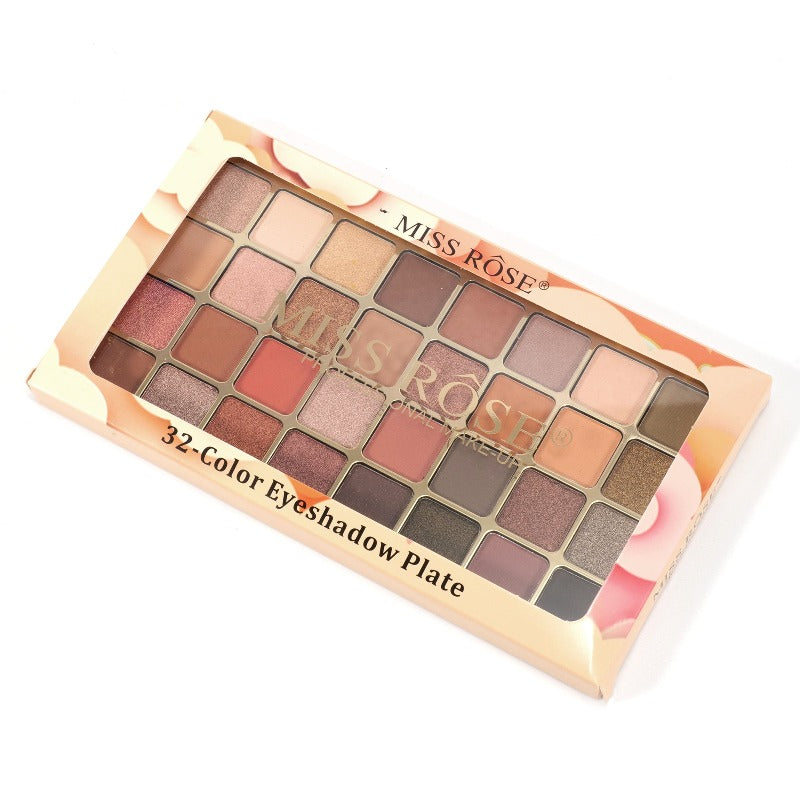 Miss Rose Eyeshadow Palette - 32 Colors for Stunning Looks - MAT Beauty