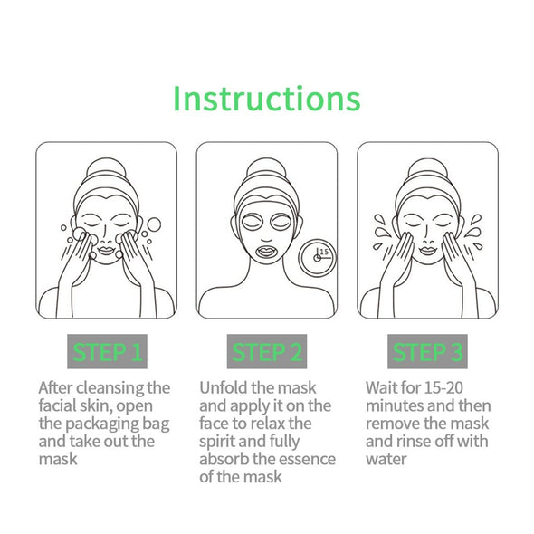 BIOAQUA Moisturizing Face Mask Sheet - Pack of 5 for Hydrated Skin - MAT Beauty