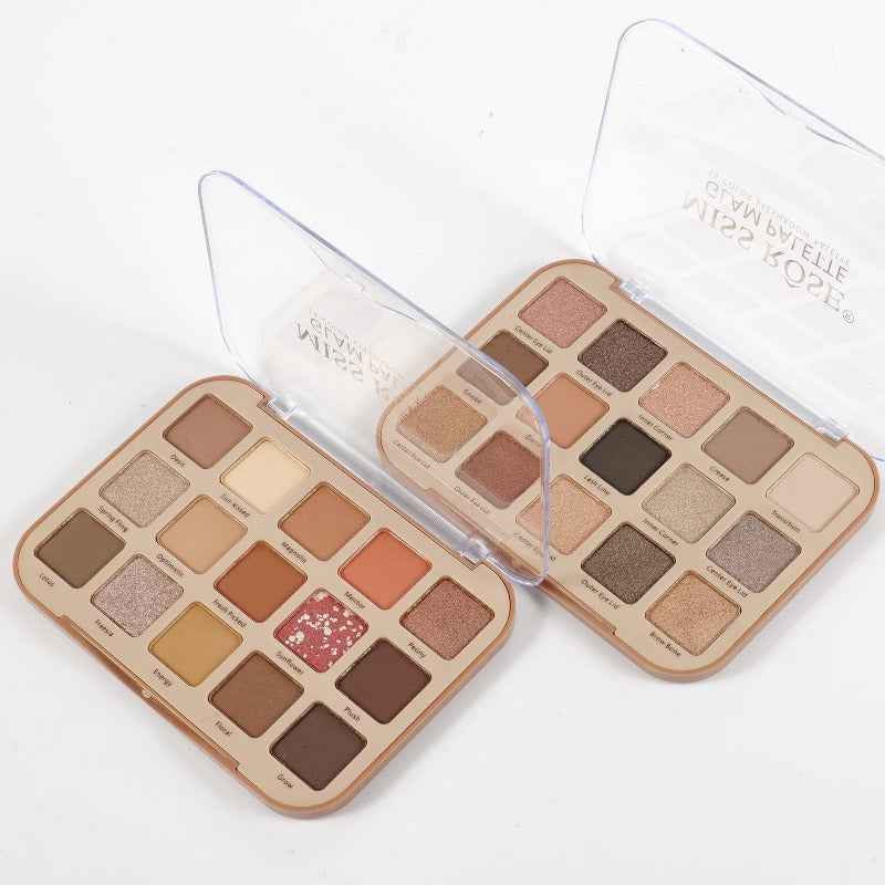 Miss Rose Glam Palette - 15-Color Palette for Stunning Looks