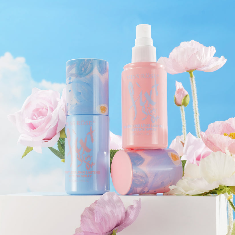 Miss Rose Setting Spray for Long-Lasting Makeup - Fixt Stay Over Formula - MAT Beauty