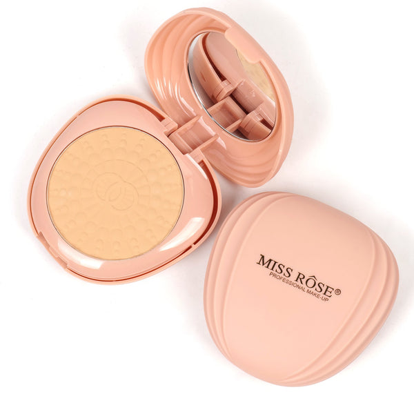 Miss Rose Compact Powder for Flawless Finish - 2 in 1 Formula - MAT Beauty