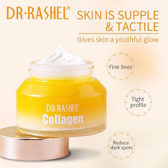 Dr Rashel Collagen Day Cream for Uniform Skin Structure - Multi Lift Ultra Glow 50gms - MAT Beauty