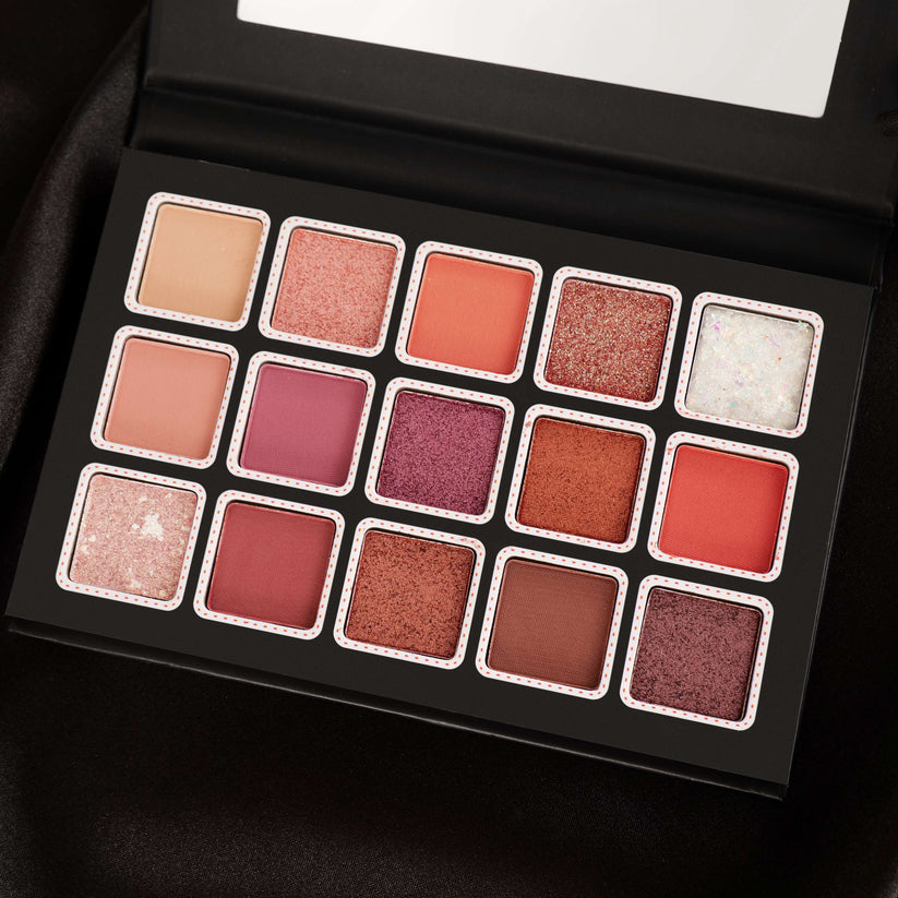 Miss Rose 15 Color Palette Collection - Versatile Miss Rose Eyeshadow Palette for Stunning Looks - MAT Beauty