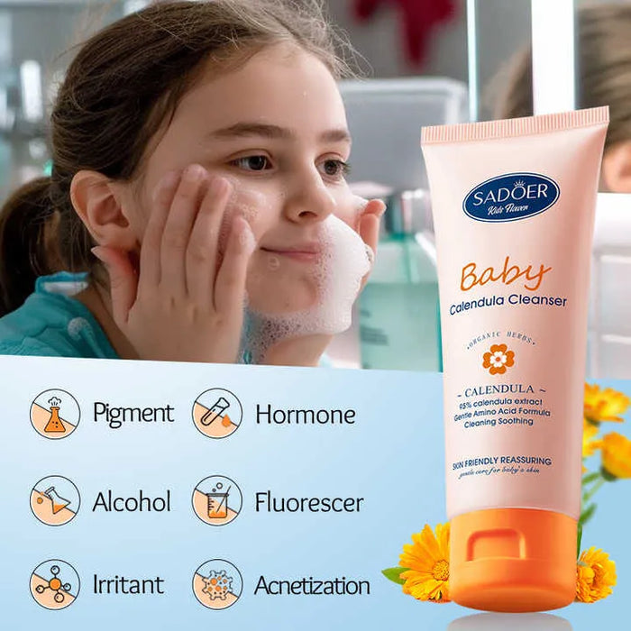 SADOER Children's Soothing Cleanser with Calendula and Amino Acids 100g SD16980 - MAT Beauty