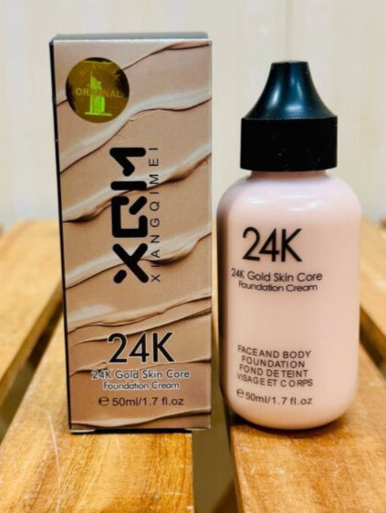 XQM 24K Gold BB Foundation Cream - Full Coverage Skin Care 50ml - MAT Beauty
