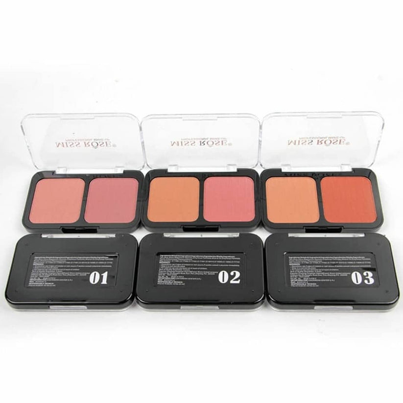 Miss Rose Black Blush - 2 Color Blush for Flawless Cheeks - MAT Beauty
