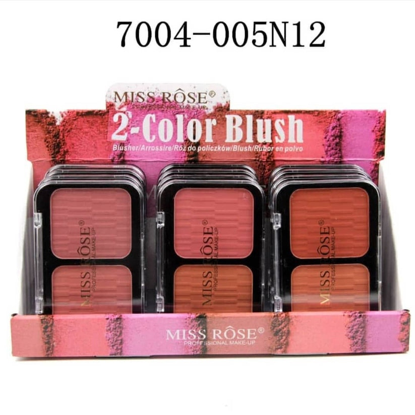 Miss Rose Black Blush - 2 Color Blush for Flawless Cheeks - MAT Beauty
