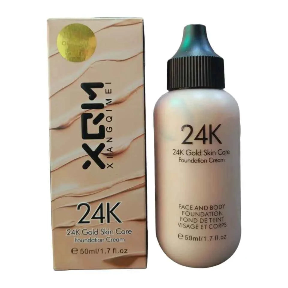 XQM 24k Gold Skin Foundation Cream - MAT Beauty