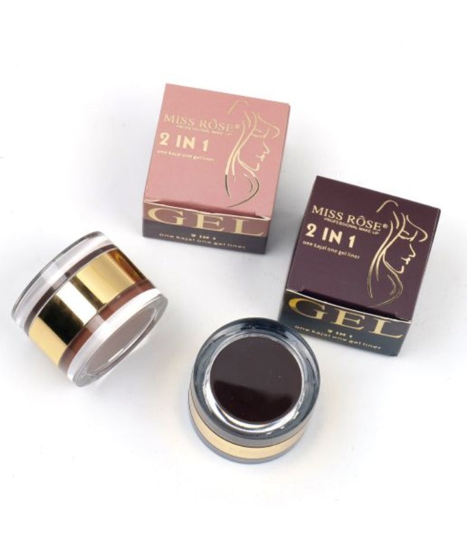 Miss Rose Kajal Gel Liner 2 in 1 for Stunning Eye Makeup - MAT Beauty
