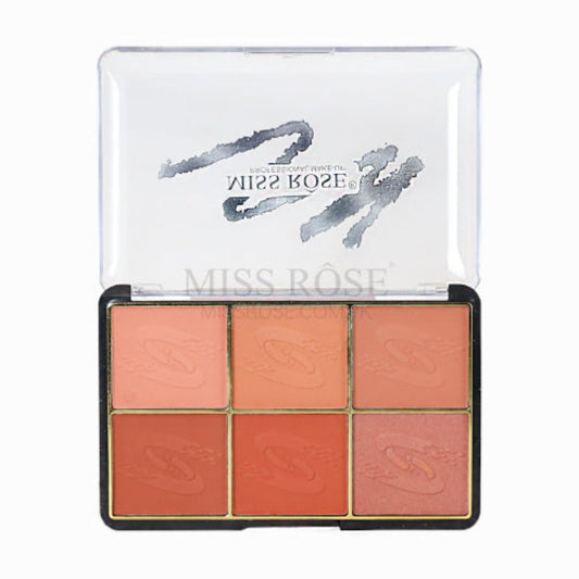 Miss Rose Blush Kit - 6 Color Blush Palette (NEW) - MAT Beauty