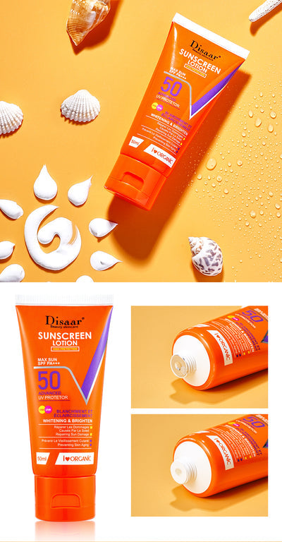 Disaar Sunscreen Lotion SPF 50 - Moisturizing Sunblock for Ultimate Outdoor Protection 50ml - MAT Beauty