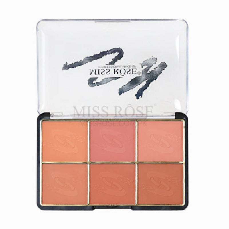 Miss Rose Blush Kit - 6 Color Blush Palette (NEW) - MAT Beauty