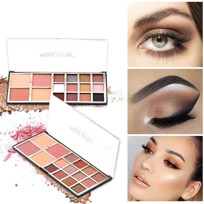 MISS ROSE Eyeshadow Palette and Blush for Stunning Makeup Looks - MAT Beauty