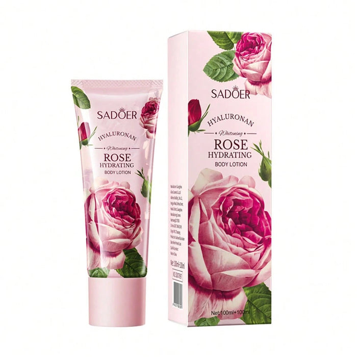 Sadoer Double Tube Hyaluronan Whitening Body Lotion 200ml for Deep Hydration and Radiance - MAT Beauty
