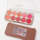 Miss Rose 10-Color Blushers Palette for Flawless Glow - Miss Rose Blush Palette - MAT Beauty