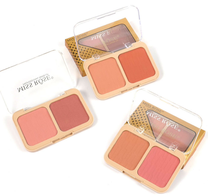 Miss Rose Sunset 2 Color Blush - Perfect Your Glow with Miss Rose Sunset Blush - MAT Beauty