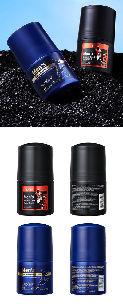 SADOER Black Ocean Men Deodorant 50ml - Long-Lasting Fragrance and Freshness - MAT Beauty