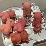 Teddy Bear Lip Gloss Keychain - Trendy Matte Makeup for Your Lips - MAT Beauty