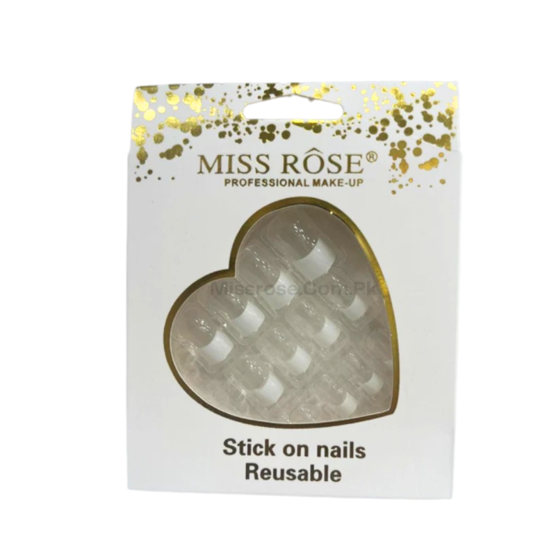 Miss Rose Reusable Stick on Nails for Effortless Glam - MAT Beauty