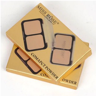 Miss Rose Compact Powder 2 in 1 for a Flawless Skin Finish - MAT Beauty