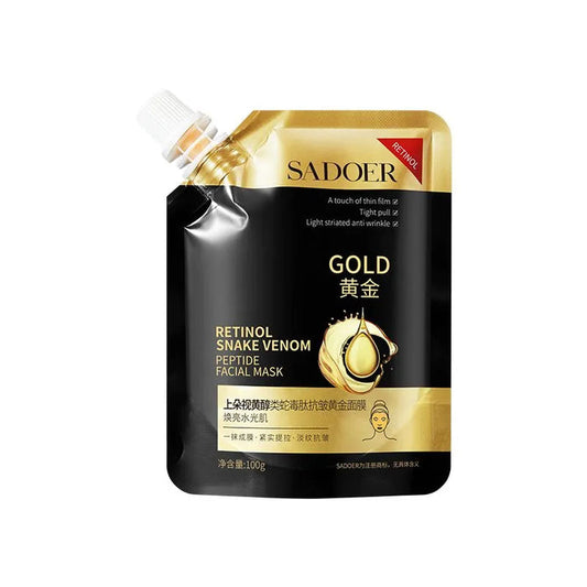 Sadoer Venom Gold Mask Retinol Peptide Facial Mask 100g for Youthful Skin - MAT Beauty