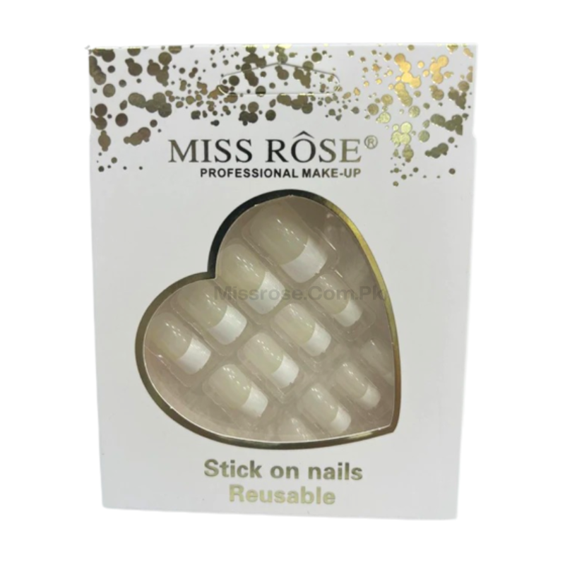 Miss Rose Reusable Stick on Nails for Effortless Glam - MAT Beauty