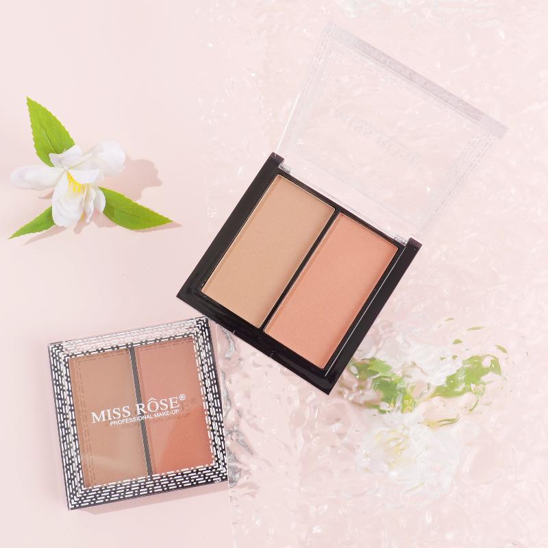 Miss Rose Contour Duo for Flawless Contouring - 2 Color Set - MAT Beauty