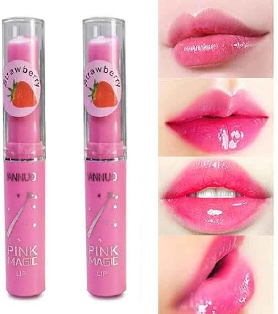 Pink Magic Lip Balm – Color-Changing Lip Tint for Natural Pink Glow – Long-Lasting Moisturizing Lip Care – Lightweight & Non-Sticky