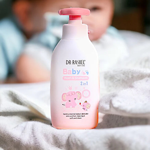 Dr Rashel Baby Wash Shampoo 2in1 - Gentle Cleansing for Your Little One | 500ml - MAT Beauty