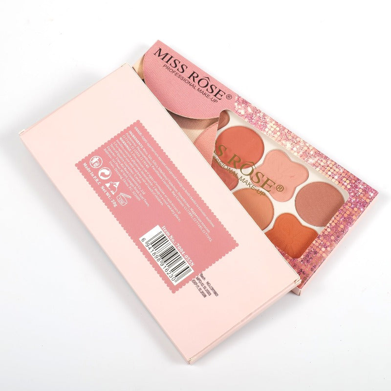 Miss Rose 10-Colors Clover Blusher Palette - Perfect Miss Rose Blusher Palette for Gorgeous Cheeks - MAT Beauty
