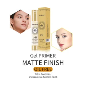 Maliao Gold 24H Gel Primer - Matte Finish Oil Free for Long-lasting Wear - MAT Beauty