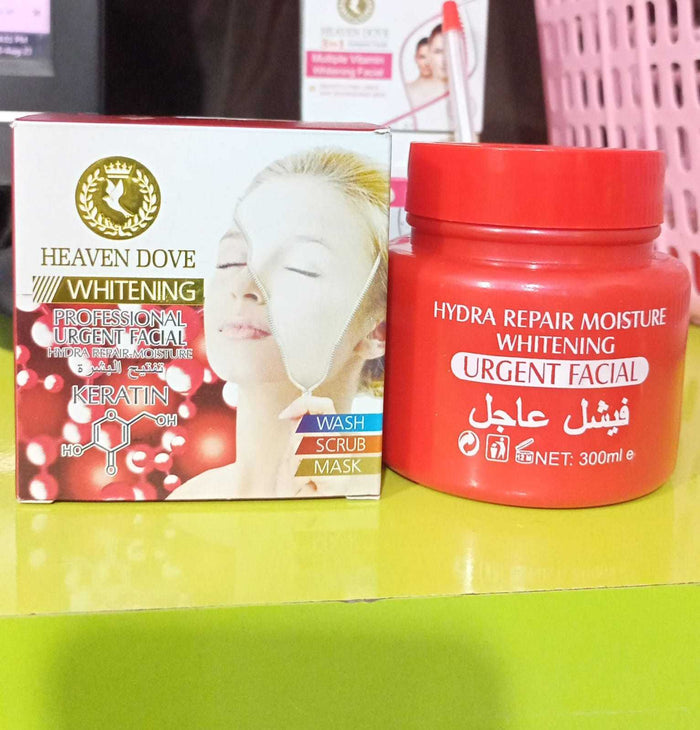 Heaven Dove Facial Cream Keratin Jar 300 for Radiant Skin - MAT Beauty