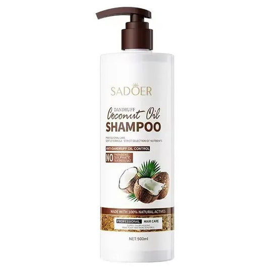 SADOER Coconut Oil Anti Dandruff Shampoo for Oil Control, Moisturizing & Smoothing Professional Hair Care SD56051 - MAT Beauty