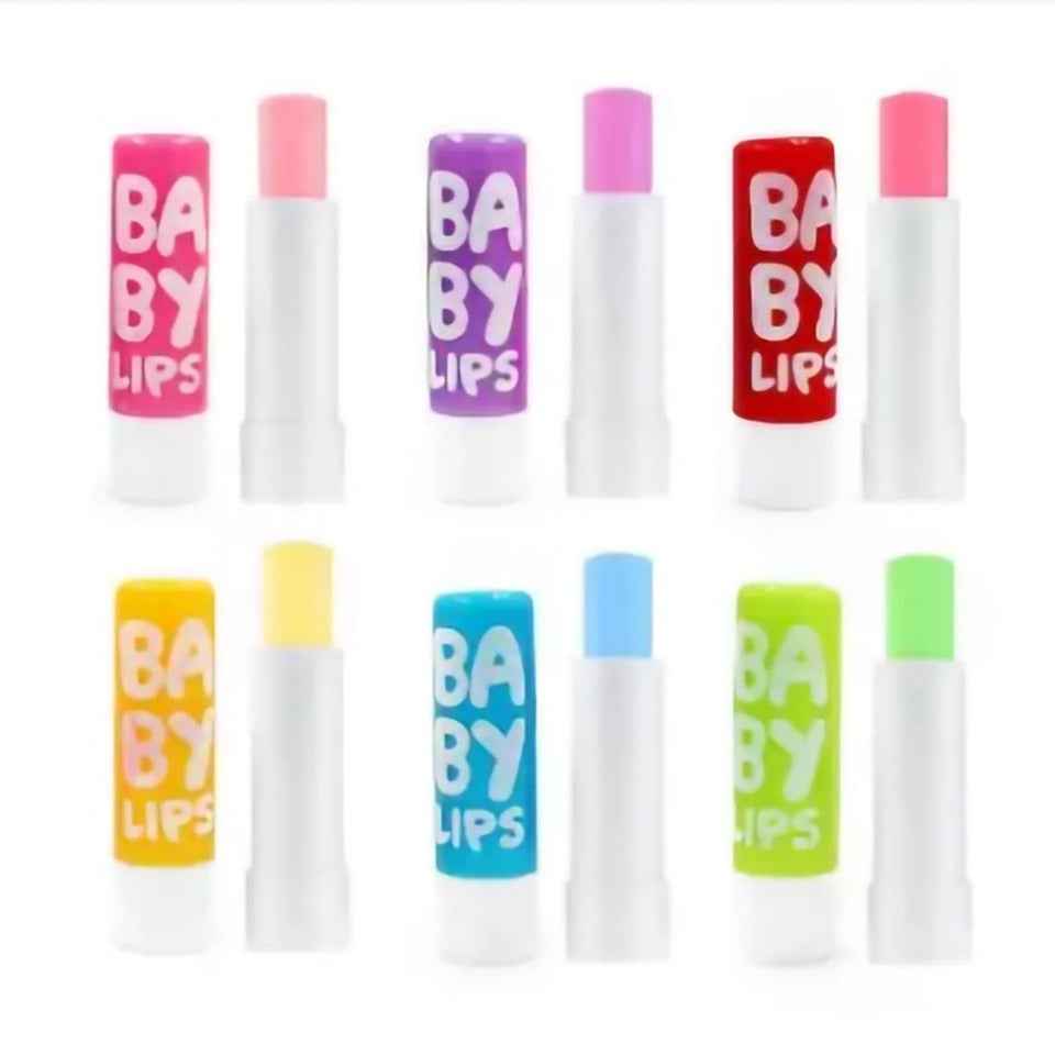 Baby Lip Balm Long Lasting Waterproof No fade All Day Long Moisturize The Lips Best For Men Women Girls (Multicolor)