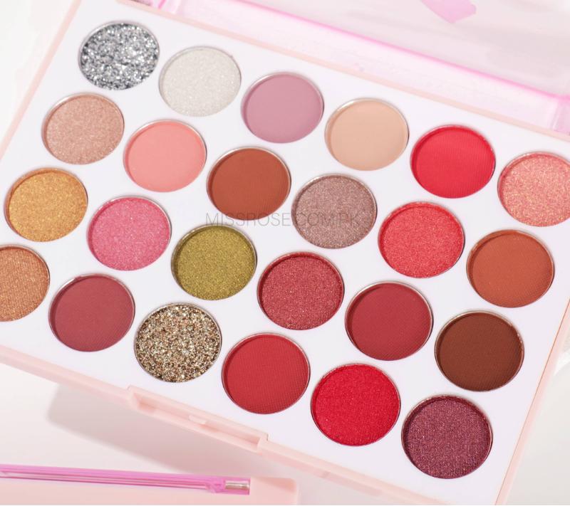 Miss Rose Eyeshadow Palette - 24 Colors for Stunning Looks - MAT Beauty