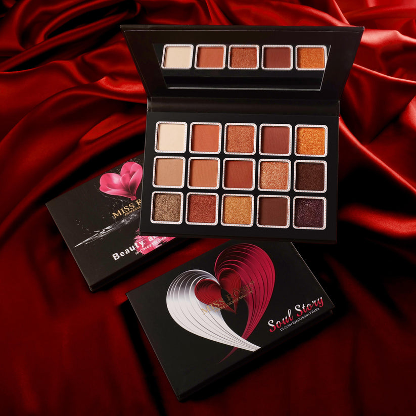 Miss Rose 15 Color Palette Collection - Versatile Miss Rose Eyeshadow Palette for Stunning Looks - MAT Beauty