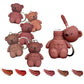 Teddy Bear Lip Gloss Keychain - Trendy Matte Makeup for Your Lips - MAT Beauty