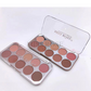 Miss Rose 10-Color Blushers Palette for Flawless Glow - Miss Rose Blush Palette - MAT Beauty