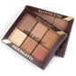 Miss Rose Arch Face Palette - 6 Color European Style Palette for Flawless Beauty - MAT Beauty