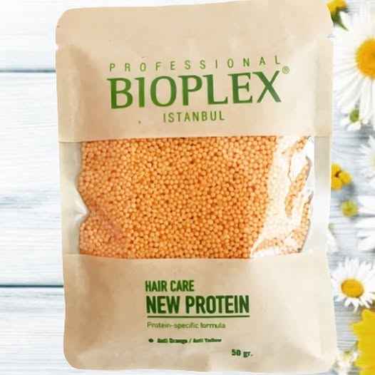 Bioplex Hair Protein Treatment No Damaged Hair For Bleaching and Coloring Golden Protein Balls - Create Beautiful Blonde Hair
