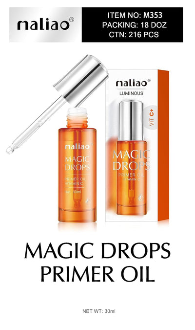 Maliao Luminous Primer Oil with Vitamin C for Radiant Skin - MAT Beauty