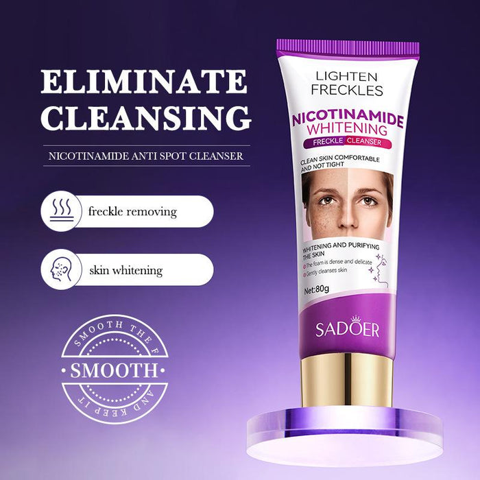 SADOER Nicotinamide Cleanser for Glowing Skin & Freckle Fade 80g - MAT Beauty