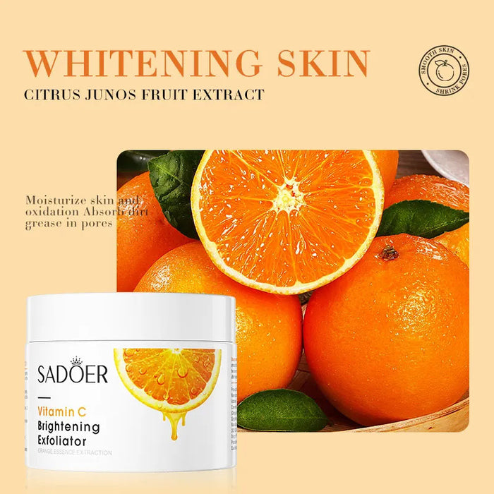 SADOER Vitamin C Exfoliator - Brightening Orange Scrub 140g - MAT Beauty