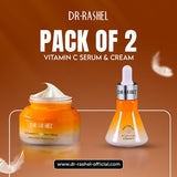 Pack of 2 Dr Rashel Vitamin C Cream Serum for Radiant Skin Boost - MAT Beauty