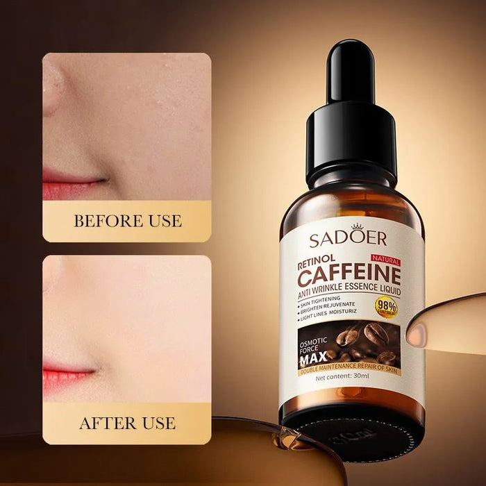Sadoer Hydrating Essence Retinol Caffeine Serum - Anti-Wrinkle Formula 30ml - MAT Beauty