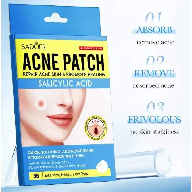 Sadoer Salicylic Acid Acne Patch for Invisible Pimple Repair and Clearer Skin - MAT Beauty