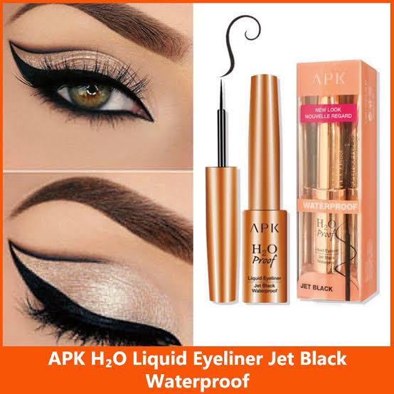 APK H2O Liquid Eyeliner Waterproof in Jet Black for Long-Lasting Wear - MAT Beauty
