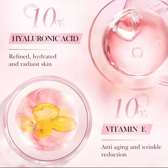 Sadoer Hyaluronic Acid Face Cream - 4 In 1 Whitening, Nourishing, Firming, Anti-Wrinkle with Vitamin C and E - MAT Beauty