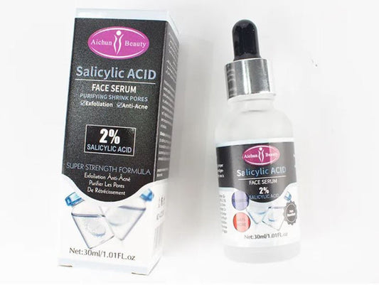 AICHUN BEAUTY Salicylic Acid Face Serum for Purifying, Shrink Pores, Exfoliation, Anti-Acne Skin Care 30ml - MAT Beauty