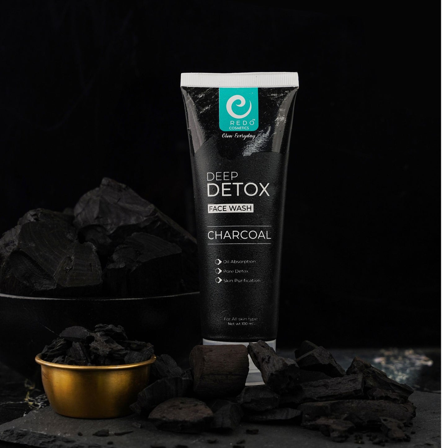 Deep Detox Charcoal Face Wash for Clear, Radiant Skin - MAT Beauty